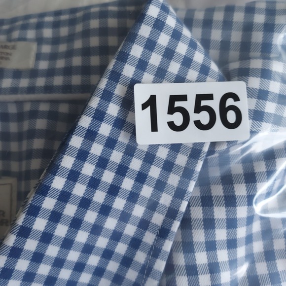 Peter Millar Shirt Men's Size XL Nanoluxe Easycare Gingham Dress Shirt - Picture 14 of 14